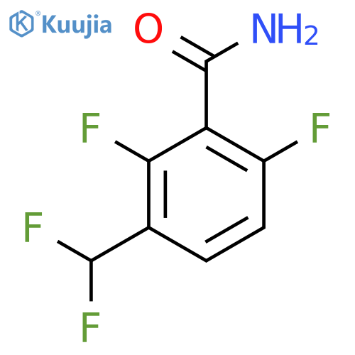 2,6-Difluoro-3-(difluoromethyl)benzamide structure