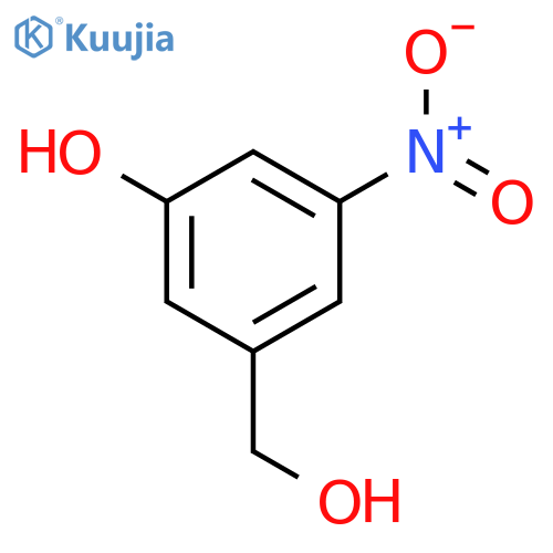 3-(Hydroxymethyl)-5-nitrophenol structure