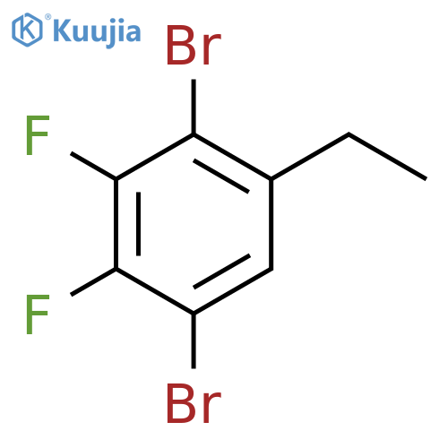 1,4-Dibromo-2,3-difluoro-5-ethylbenzene structure