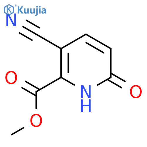 Methyl 3-cyano-6-hydroxypicolinate structure