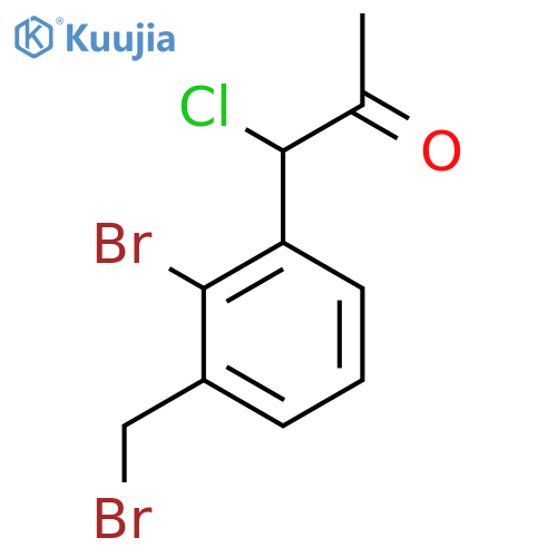 1-(2-Bromo-3-(bromomethyl)phenyl)-1-chloropropan-2-one structure