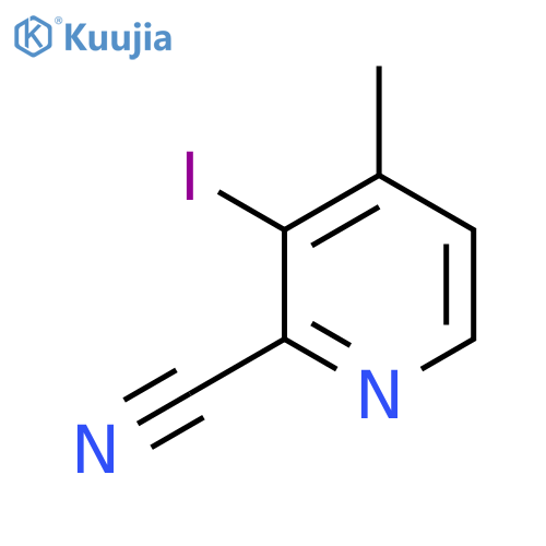 3-Iodo-4-methylpicolinonitrile structure