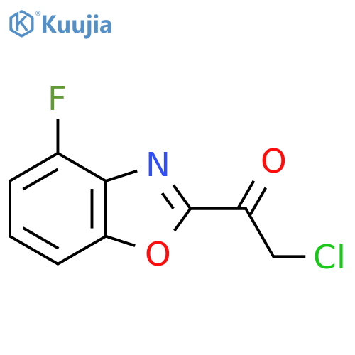 2-(2-Chloroacetyl)-4-fluorobenzo[d]oxazole structure