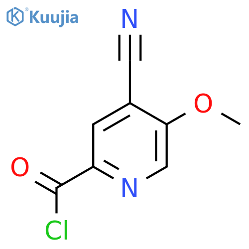 4-Cyano-5-methoxypicolinoyl chloride structure