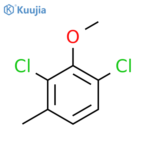 1,3-Dichloro-2-methoxy-4-methylbenzene structure