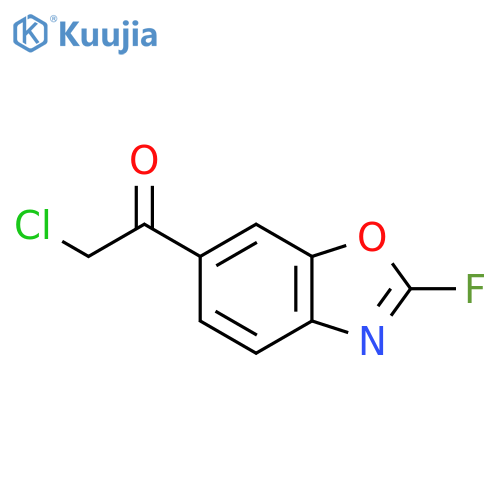 6-(2-Chloroacetyl)-2-fluorobenzo[d]oxazole structure