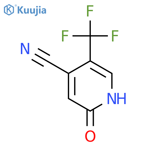 2-Hydroxy-5-(trifluoromethyl)isonicotinonitrile structure