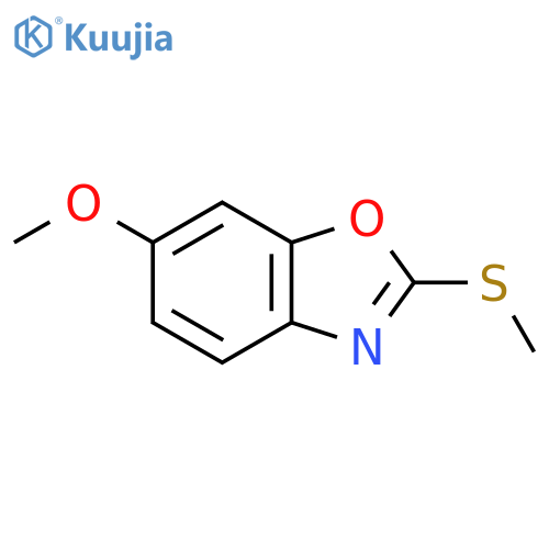 6-Methoxy-2-(methylthio)benzo[d]oxazole structure