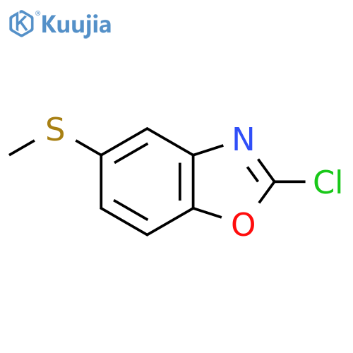 2-Chloro-5-(methylthio)benzo[d]oxazole structure