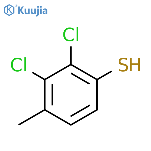 2,3-Dichloro-4-methylthiophenol structure