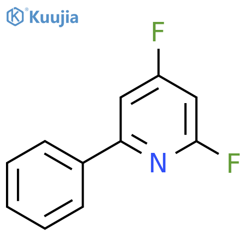 2,4-Difluoro-6-phenylpyridine structure