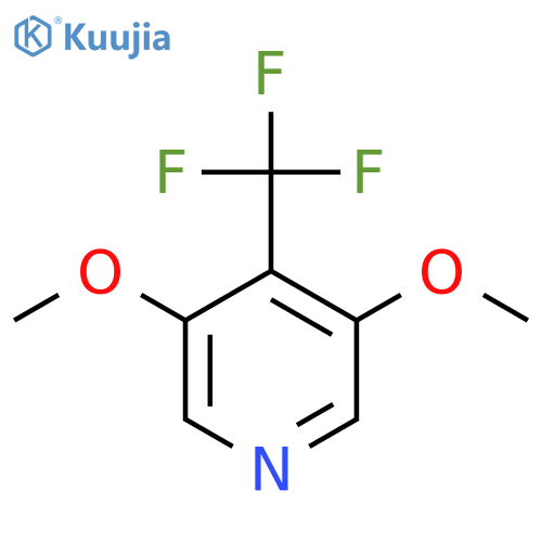 3,5-Dimethoxy-4-(trifluoromethyl)pyridine structure