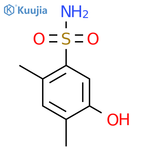 2,4-Dimethyl-5-hydroxybenzenesulfonamide structure