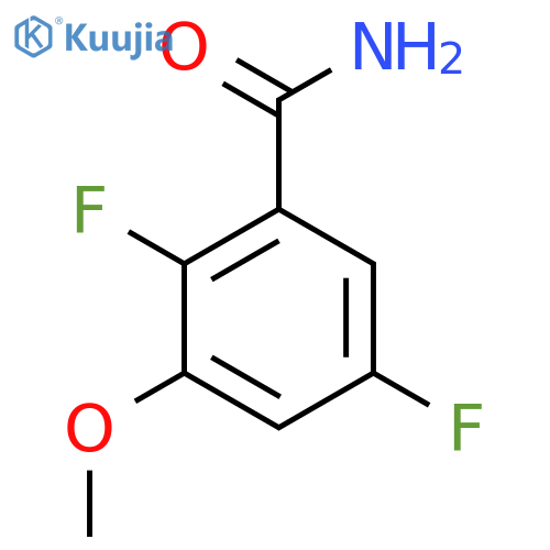 2,5-Difluoro-3-methoxybenzamide structure