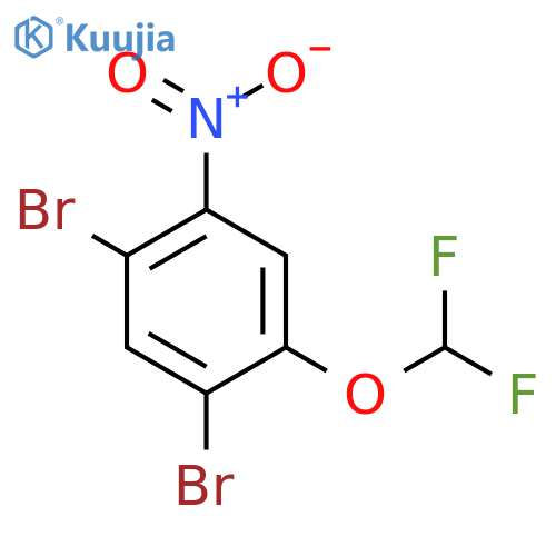 1,5-Dibromo-2-difluoromethoxy-4-nitrobenzene structure
