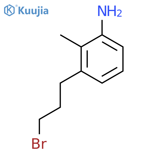 3-(3-Bromopropyl)-2-methylaniline structure