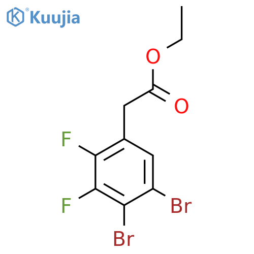 Ethyl 4,5-dibromo-2,3-difluorophenylacetate structure