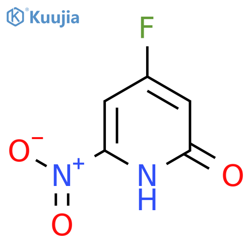 4-Fluoro-6-hydroxy-2-nitropyridine structure