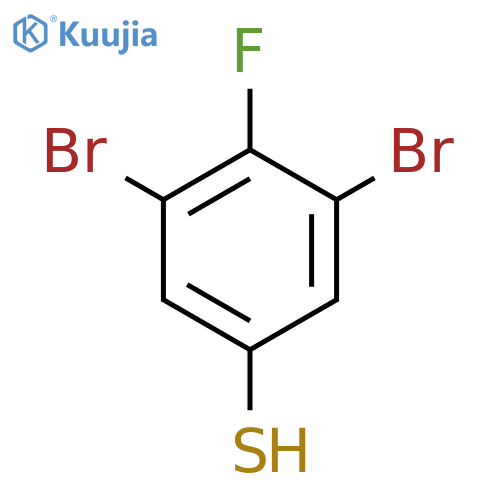 3,5-Dibromo-4-fluorobenzenethiol structure