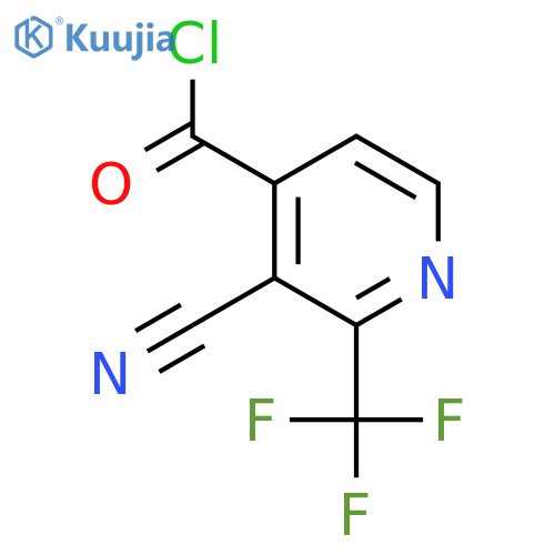 3-Cyano-2-(trifluoromethyl)isonicotinoyl chloride structure