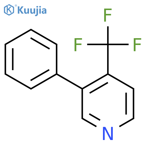 3-Phenyl-4-(trifluoromethyl)pyridine structure