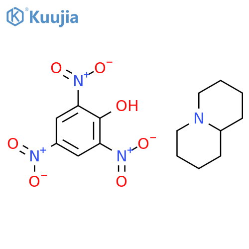 2,4,6-trinitrophenol - octahydro-2H-quinolizine (1:1) structure