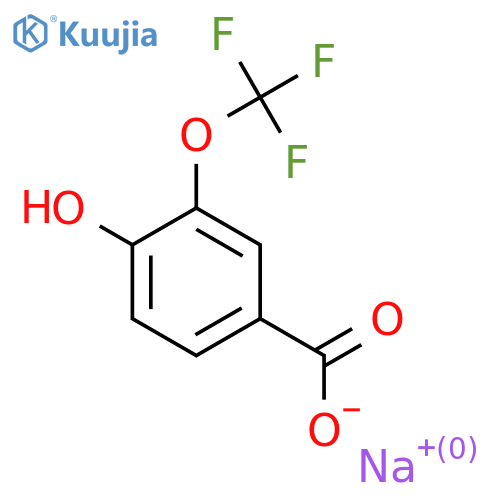 Sodium 4-hydroxy-3-(trifluoromethoxy)benzoate structure