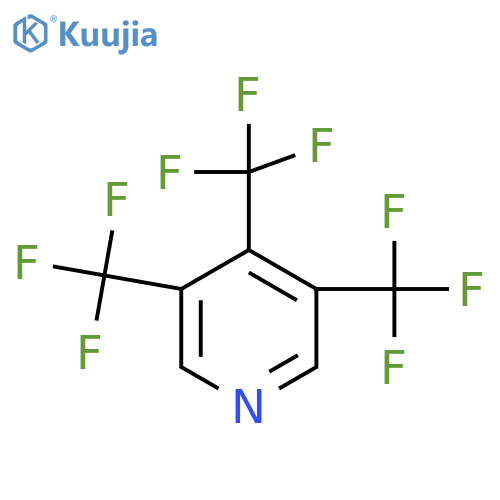 3,4,5-Tris(trifluoromethyl)pyridine structure