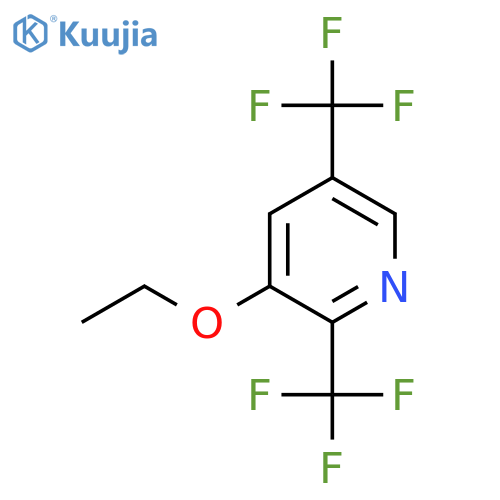 2,5-Bis(trifluoromethyl)-3-ethoxypyridine structure