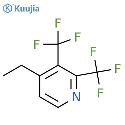2,3-Bis(trifluoromethyl)-4-ethylpyridine structure