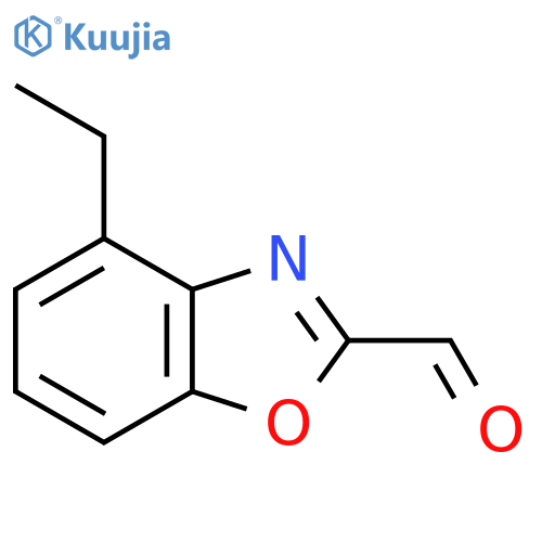 4-Ethylbenzo[d]oxazole-2-carbaldehyde structure