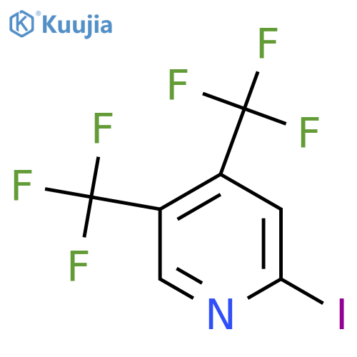 4,5-Bis(trifluoromethyl)-2-iodopyridine structure
