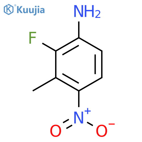 2-Fluoro-3-methyl-4-nitroaniline structure