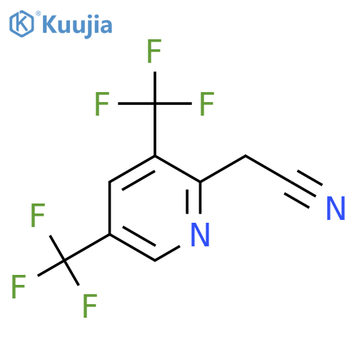 3,5-Bis(trifluoromethyl)pyridine-2-acetonitrile structure
