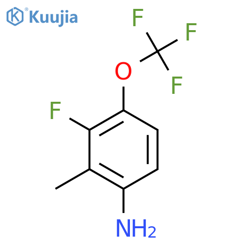3-Fluoro-2-methyl-4-(trifluoromethoxy)aniline structure