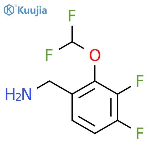 3,4-Difluoro-2-(difluoromethoxy)benzylamine structure