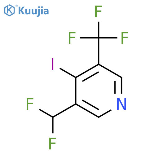3-Difluoromethyl-4-iodo-5-(trifluoromethyl)pyridine structure