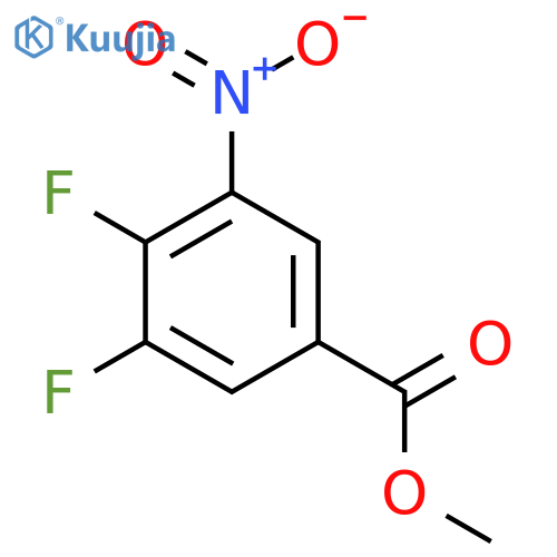 Methyl 3,4-difluoro-5-nitrobenzoate structure