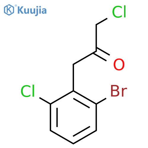 1-(2-Bromo-6-chlorophenyl)-3-chloropropan-2-one structure