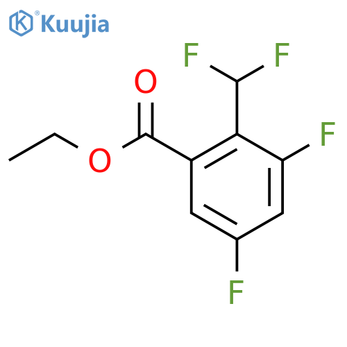 Ethyl 3,5-difluoro-2-(difluoromethyl)benzoate structure