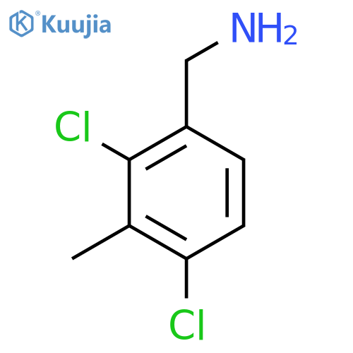 2,4-Dichloro-3-methylbenzylamine structure