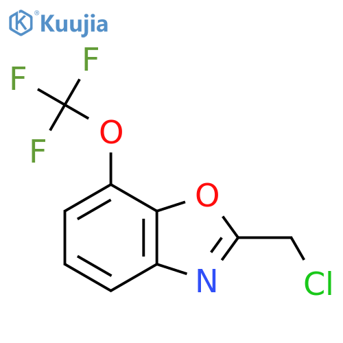 2-(Chloromethyl)-7-(trifluoromethoxy)benzo[d]oxazole structure