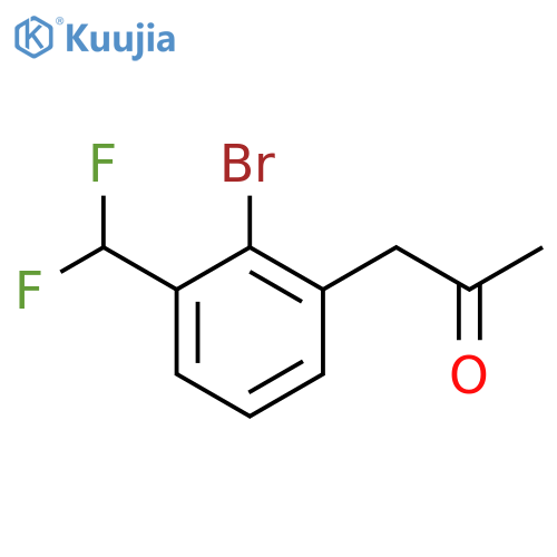 1-(2-Bromo-3-(difluoromethyl)phenyl)propan-2-one structure