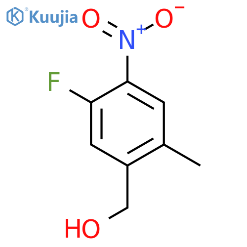 5-Fluoro-2-methyl-4-nitrobenzyl alcohol structure