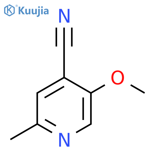 5-Methoxy-2-methylisonicotinonitrile structure