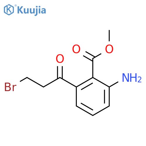 Methyl 2-amino-6-(3-bromopropanoyl)benzoate structure