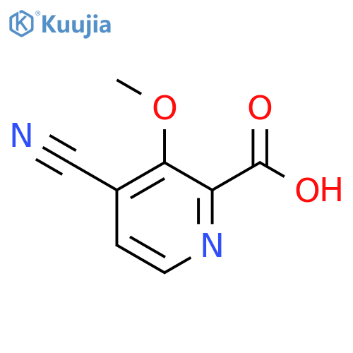 4-Cyano-3-methoxypicolinic acid structure