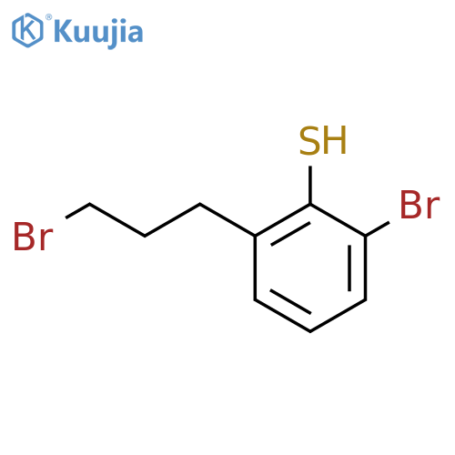 2-Bromo-6-(3-bromopropyl)thiophenol structure