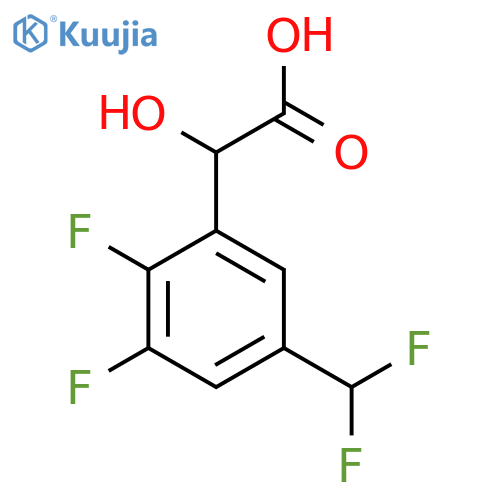 2,3-Difluoro-5-(difluoromethyl)mandelic acid structure