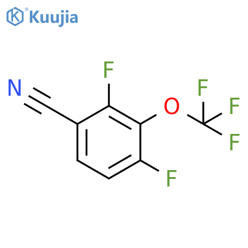 2,4-Difluoro-3-(trifluoromethoxy)benzonitrile structure